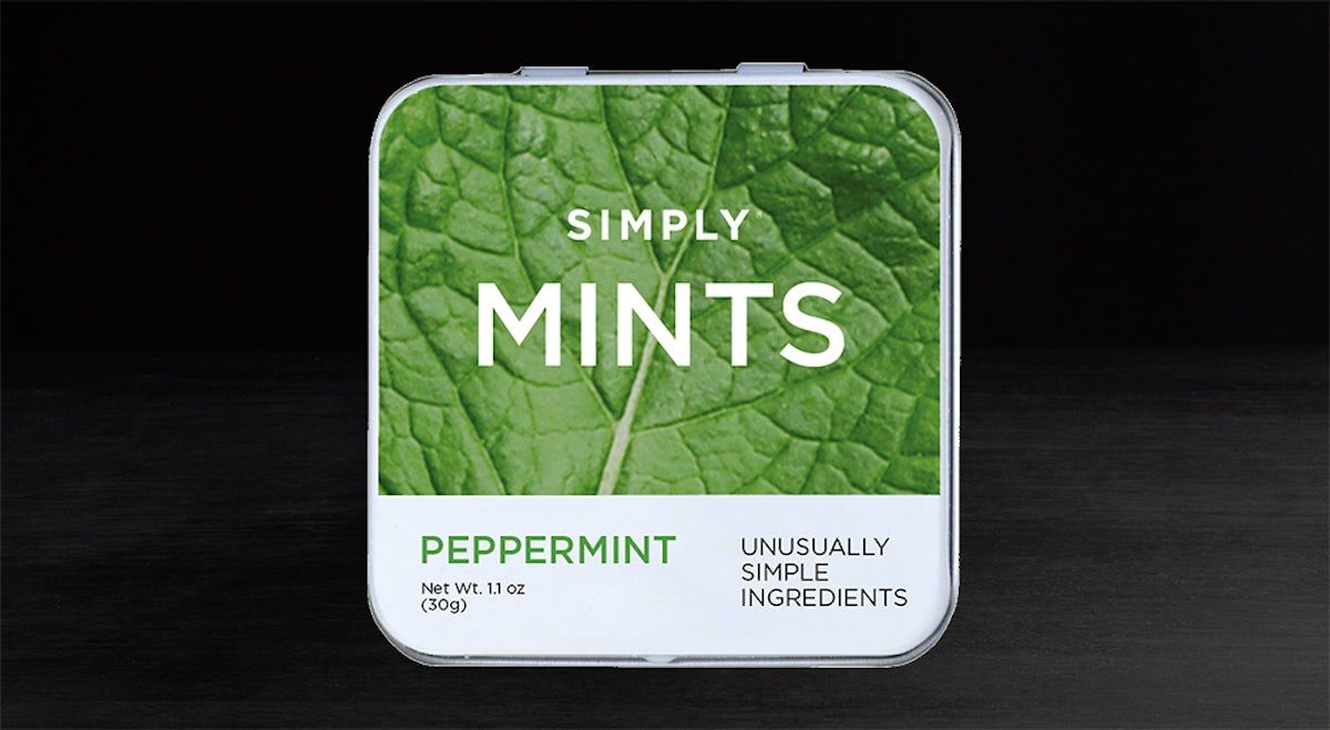 Simply Gum Peppermint Mints