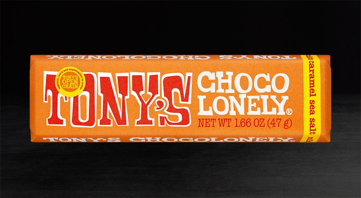Tony's Chocolonely Milk Chocolate, Caramel and Sea Salt