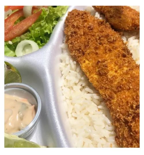 Filé de peixe crocante p/1