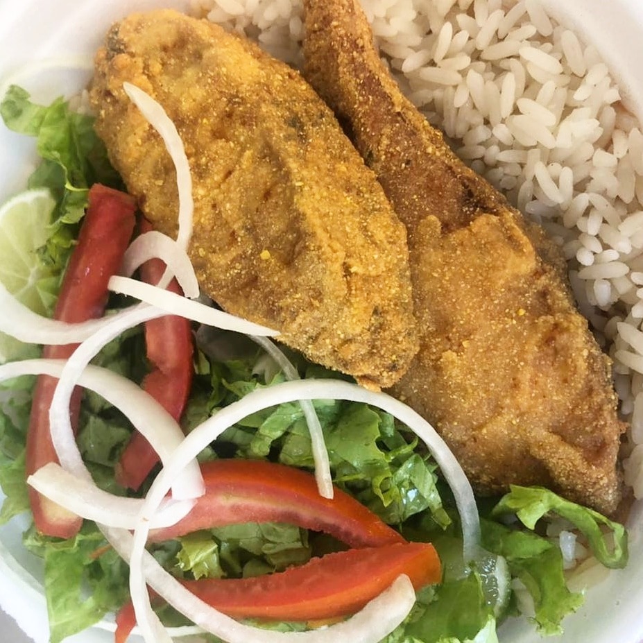 Posta de Peixe e Pirão