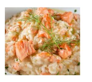 RISOTO DE SALMÃO COM CAMARÃO P/1