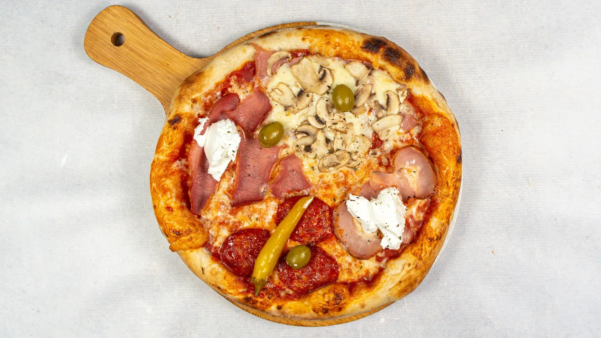 Quattro stagione pizza 24cm