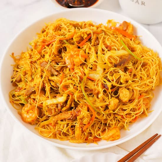 Singapore chow Mei fun
