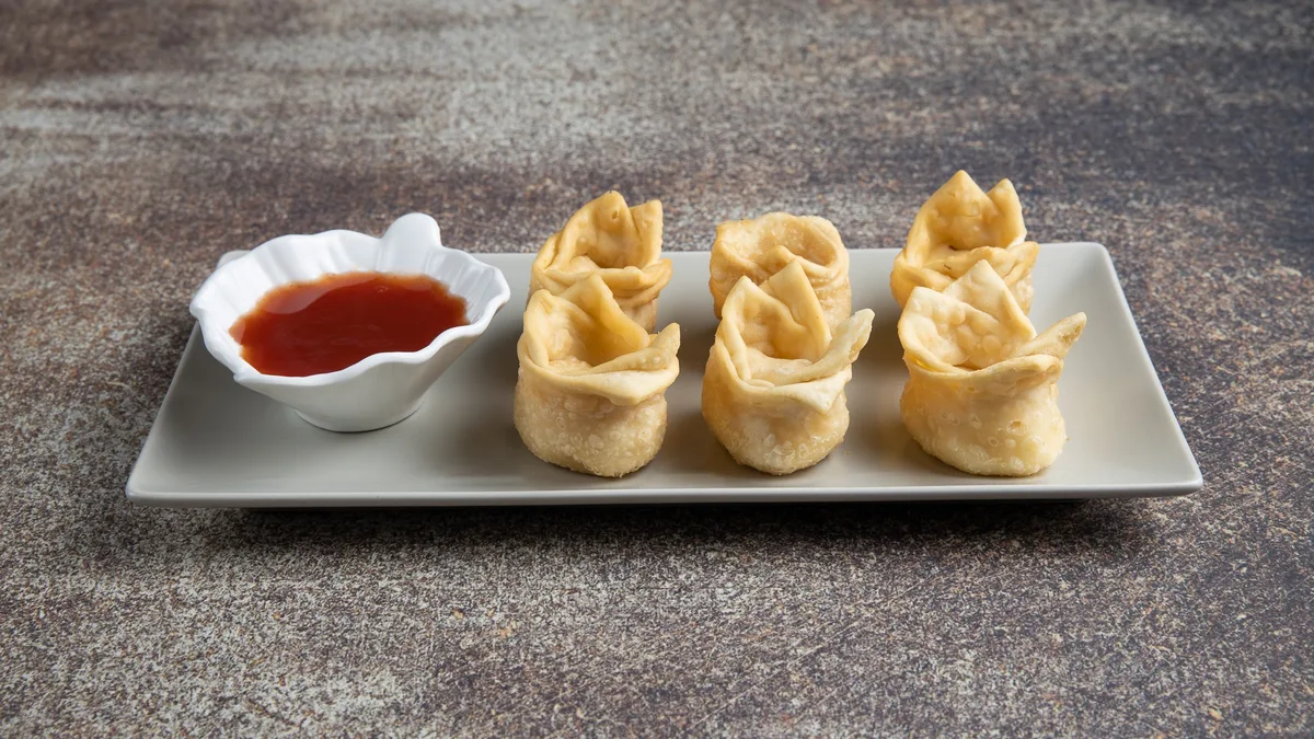 14. Cheese Wontons