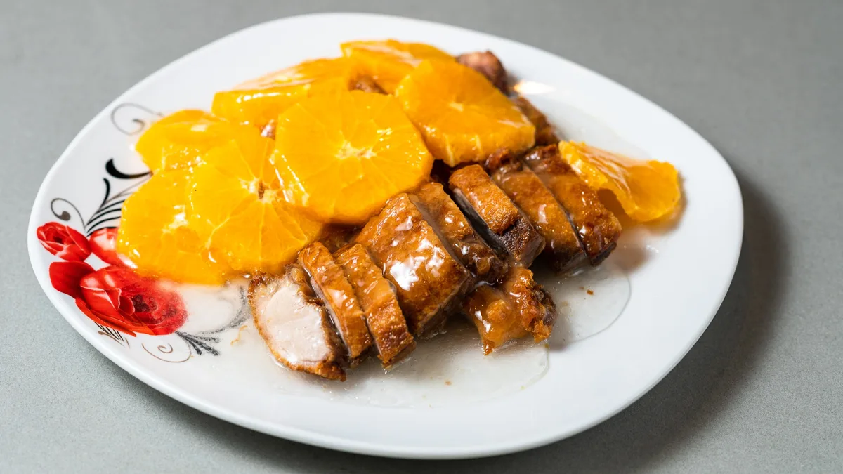 82. Duck with Orange Sauce