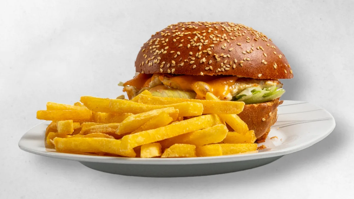 Natur Chicken Cheeseburger