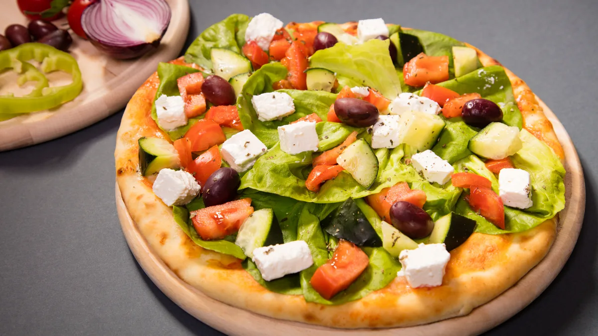 Grecque pizza velika