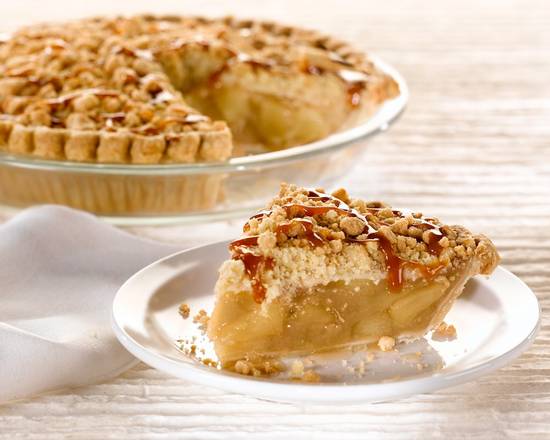 Caramel Apple Pie, slice