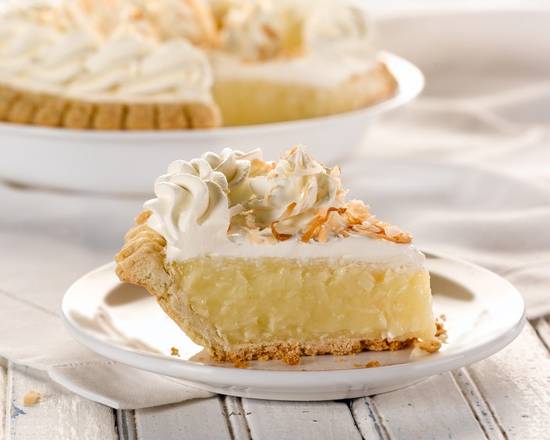 Coconut Cream Pie, slice