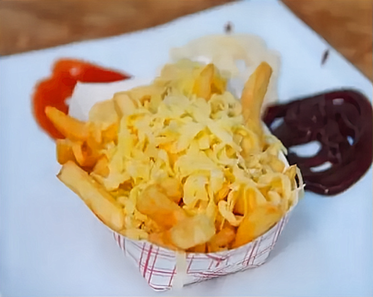 Papas con Queso