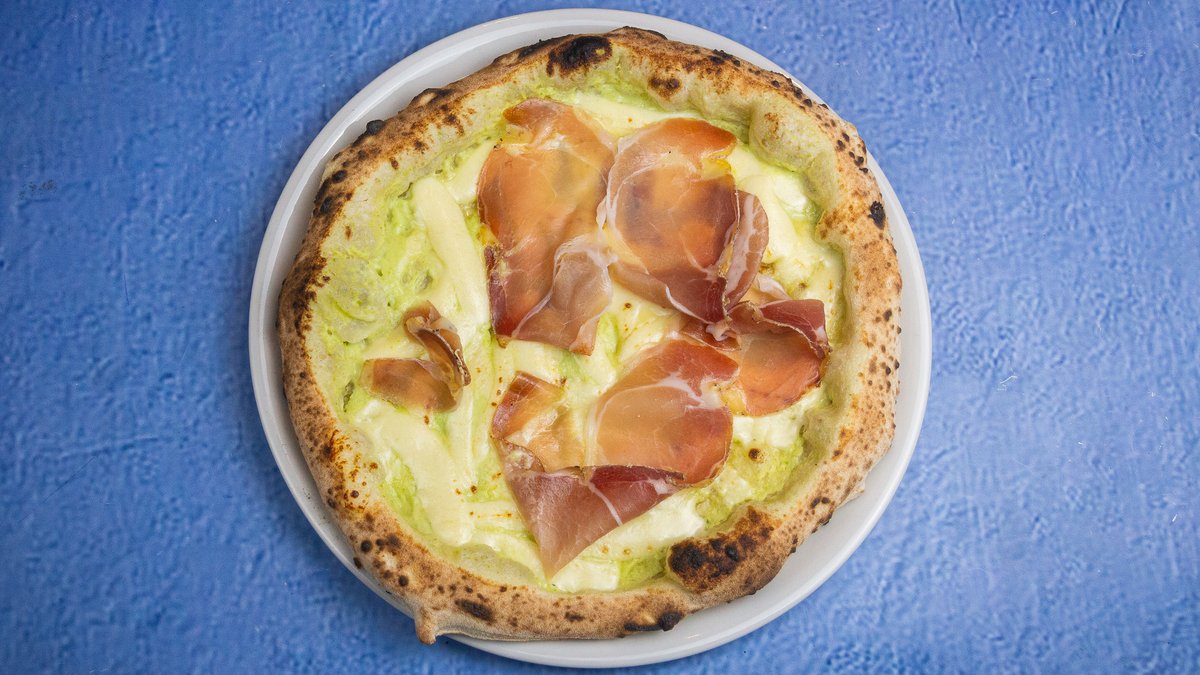 Zucchini Crudo Pizza