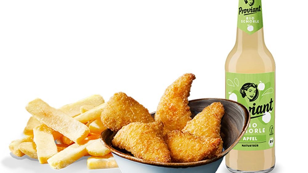 Kindermenü Backhendl