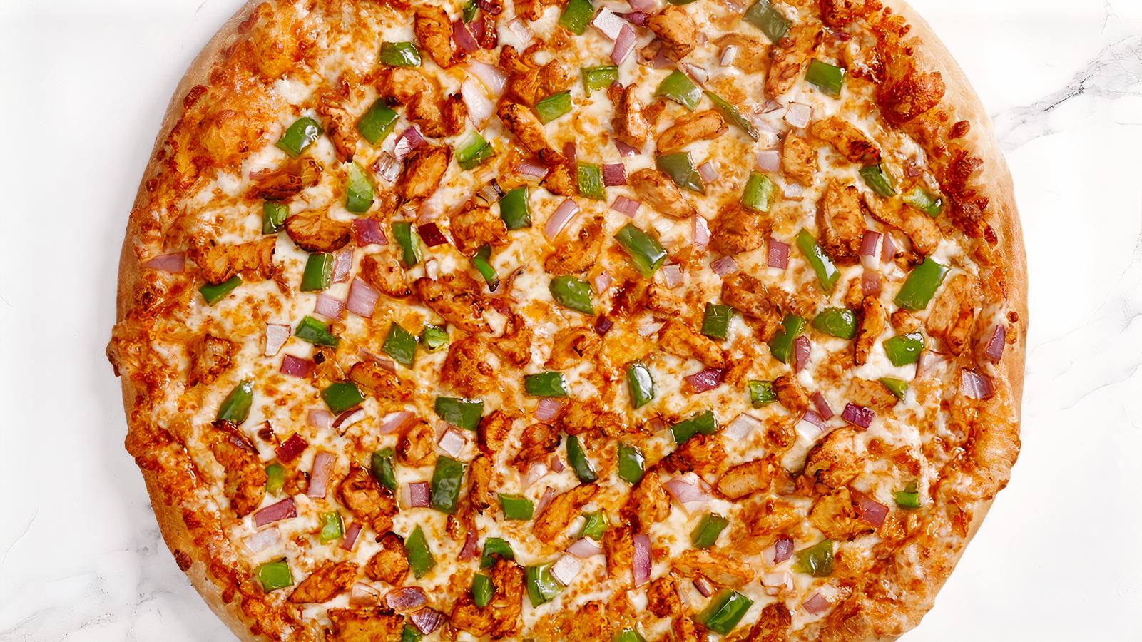 15 "Large Butter Chicken Pizza (Halal)