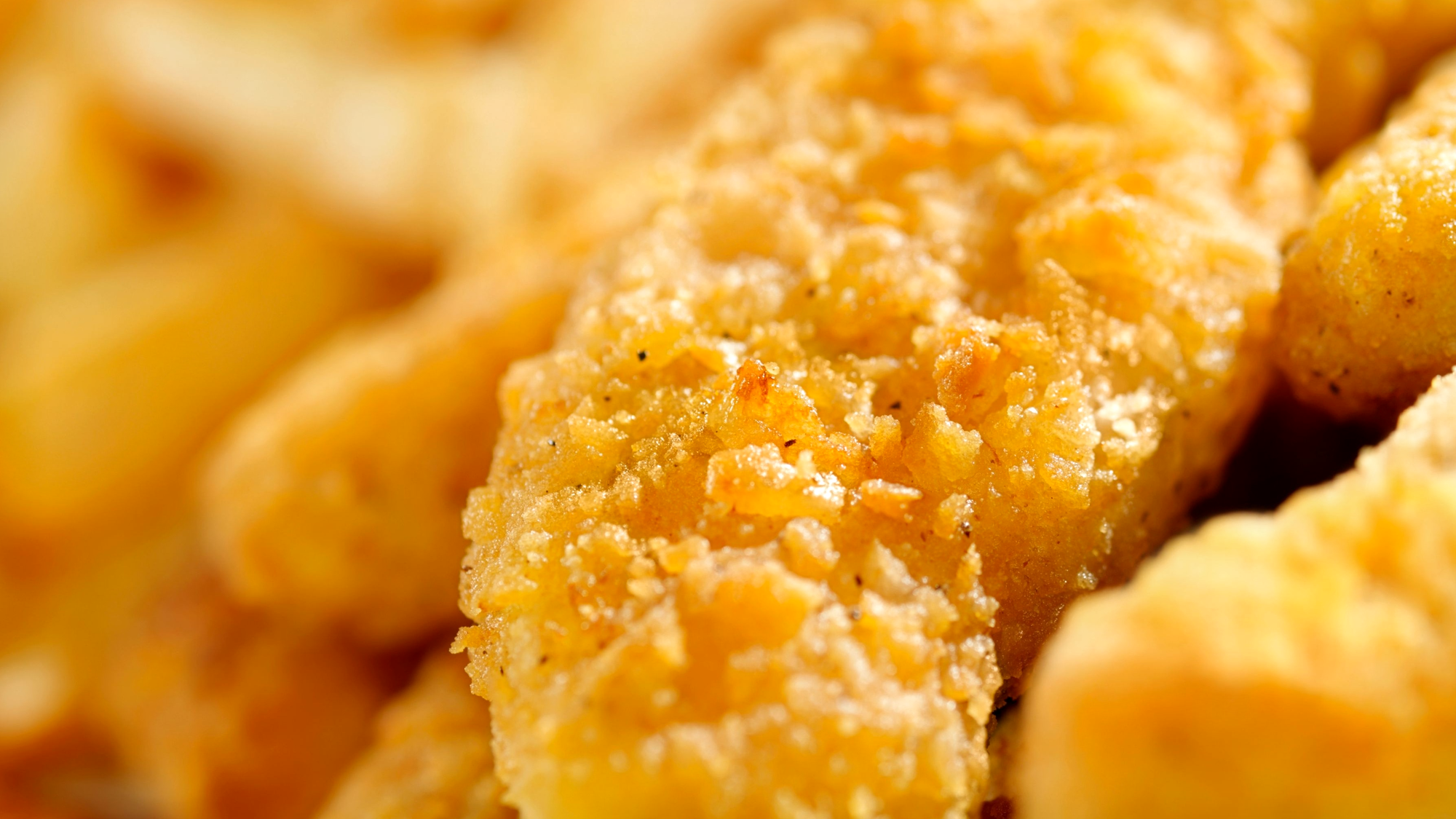 Crispy Chicken Tenders with Fries (5 Pcs)