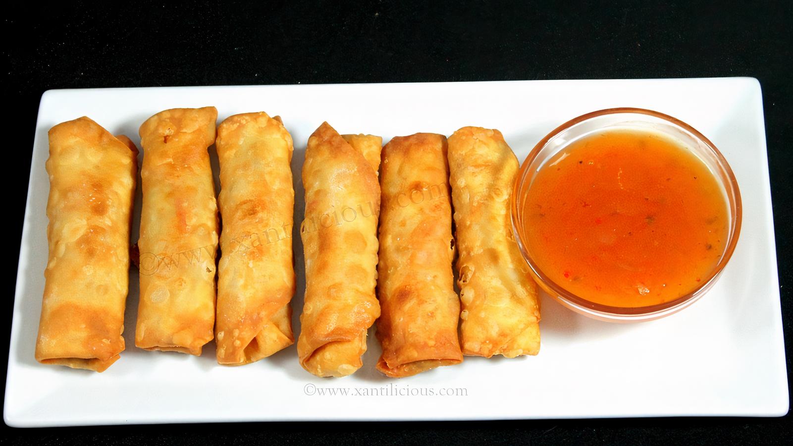 Vegetable Spring Rolls (10 Pieces)