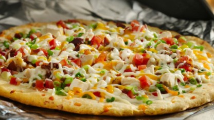 Chicken Bacon Ranch Pizza