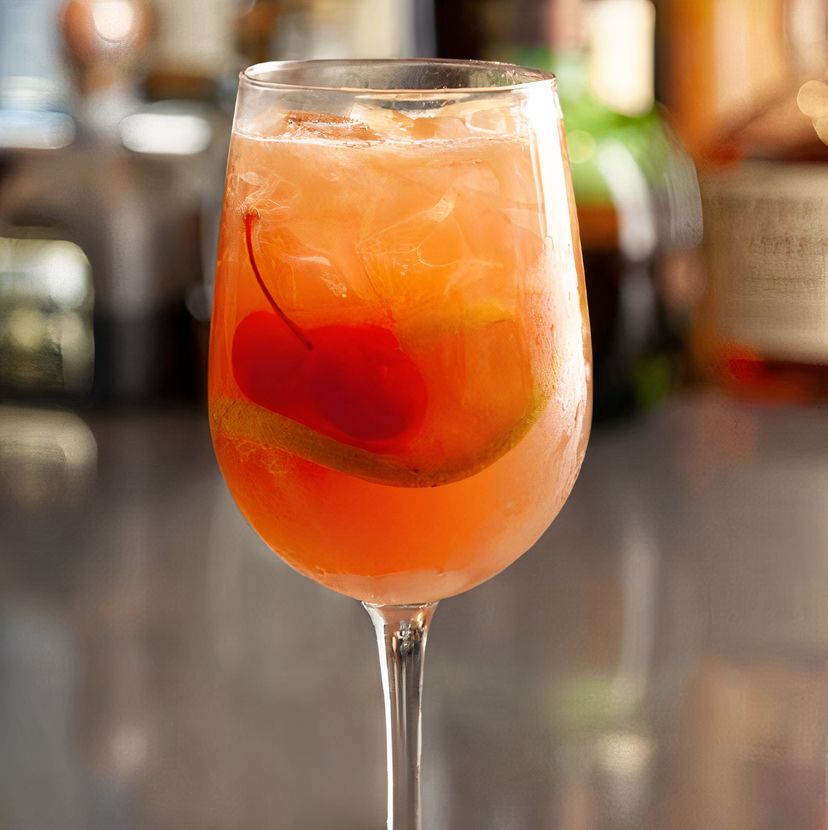 Cóctel Cherry Citrus Gin