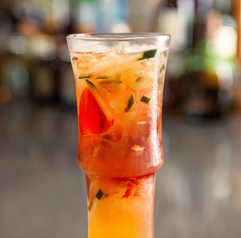 Cóctel Strawberry Cucumber Limeade