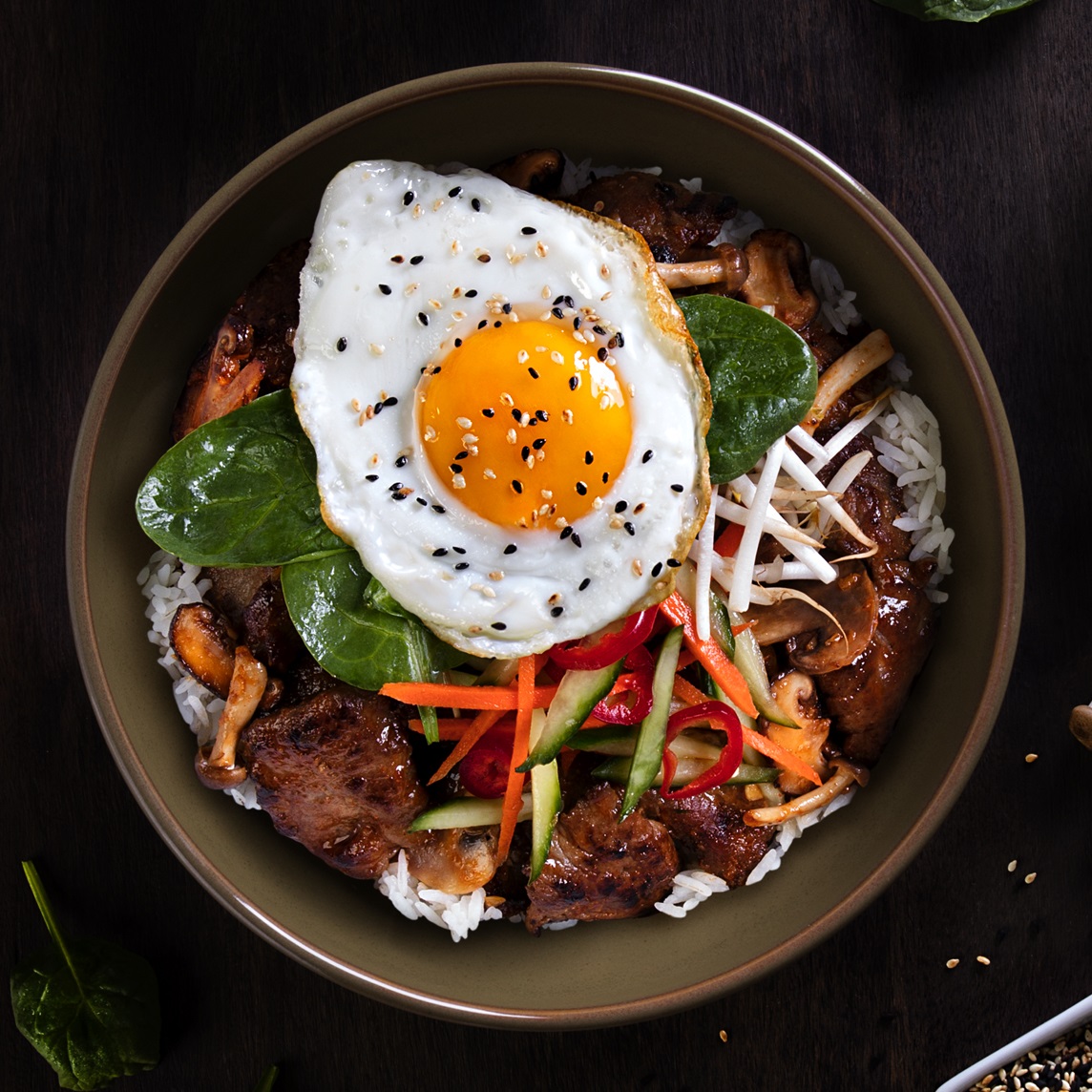 Korean Chicken Bibimbap