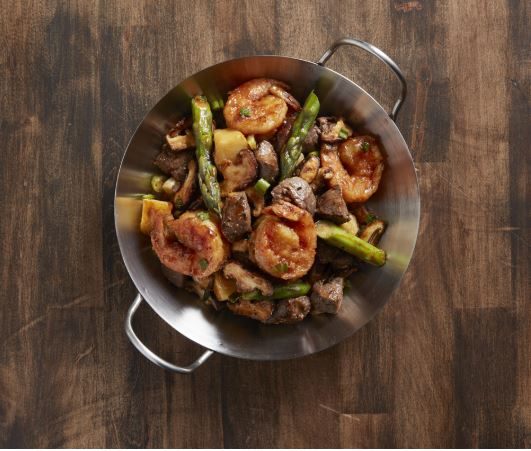 Thai Steak and Shrimp