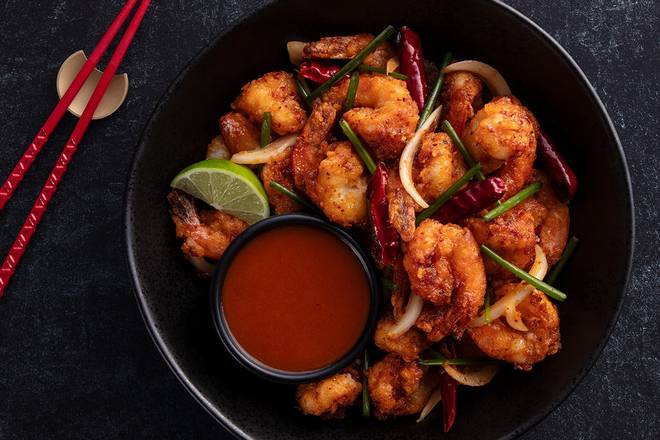 Salt and Pepper Prawns