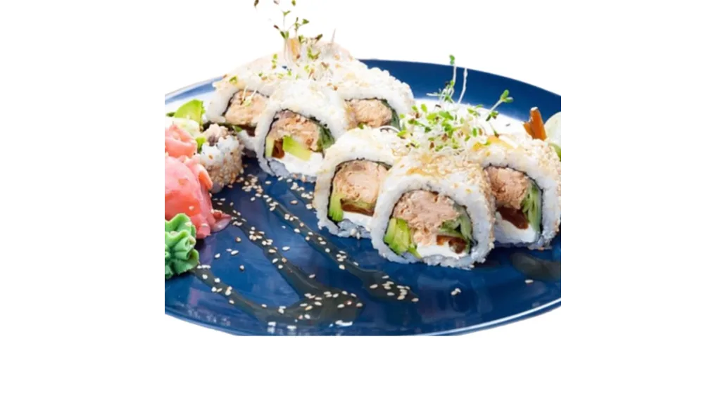 Roll California Yaki Sake