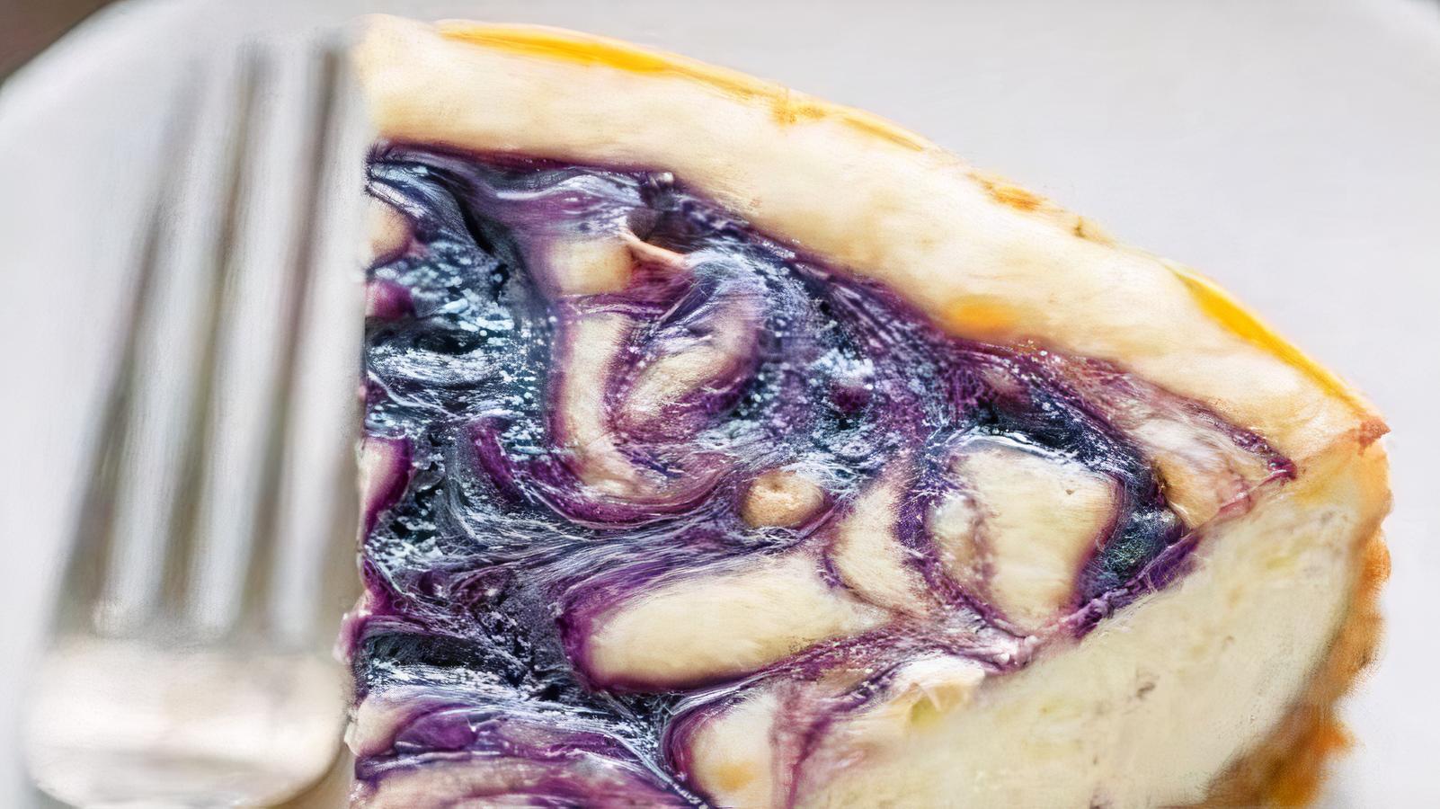 White Chocolate Blueberry Cheesecake