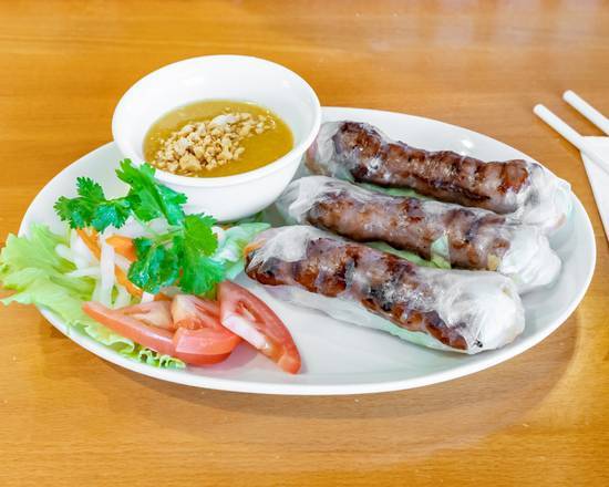 A3. Grilled Pork Sausage Spring Rolls (3 pcs)