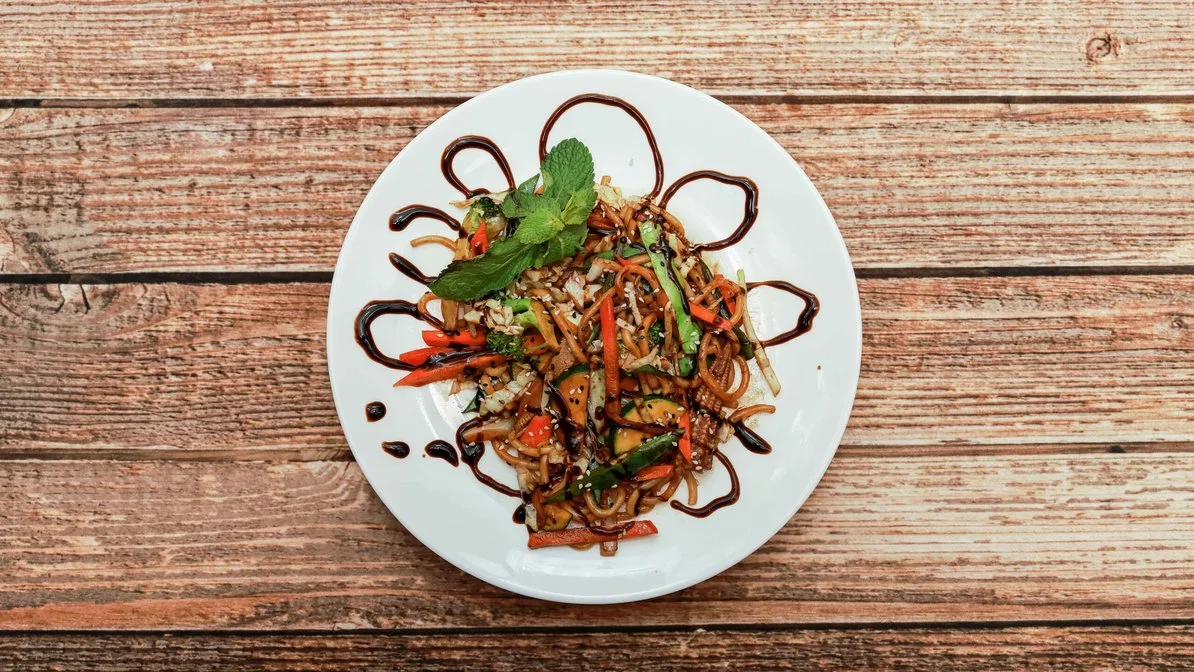 Gebratene Udon Nudeln