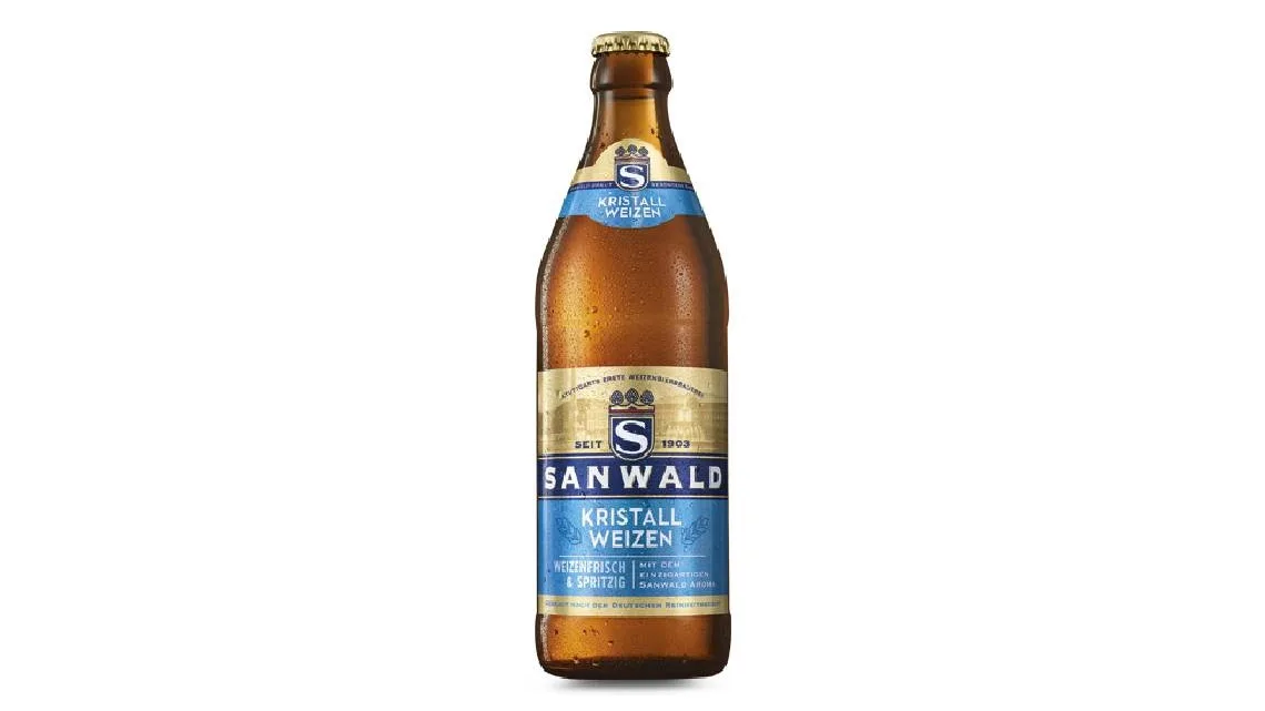 Sanwald Kristallweizen Hell 0,5 l