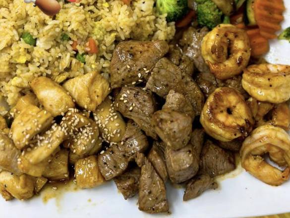 H3P. Steak, Shrimp and Chicken