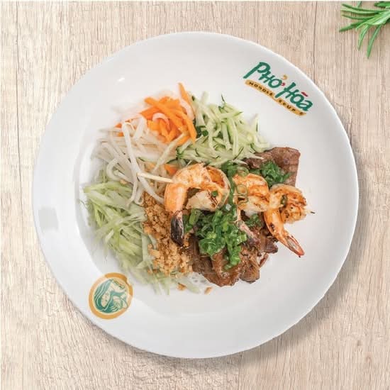 V33 - Grilled Prawn and Pork (Vermicelli Bowl)