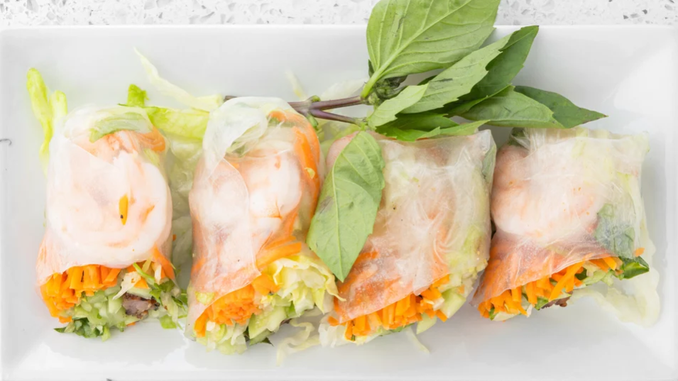 1A.Salad Rolls - 2 Rolls （ low carb options)