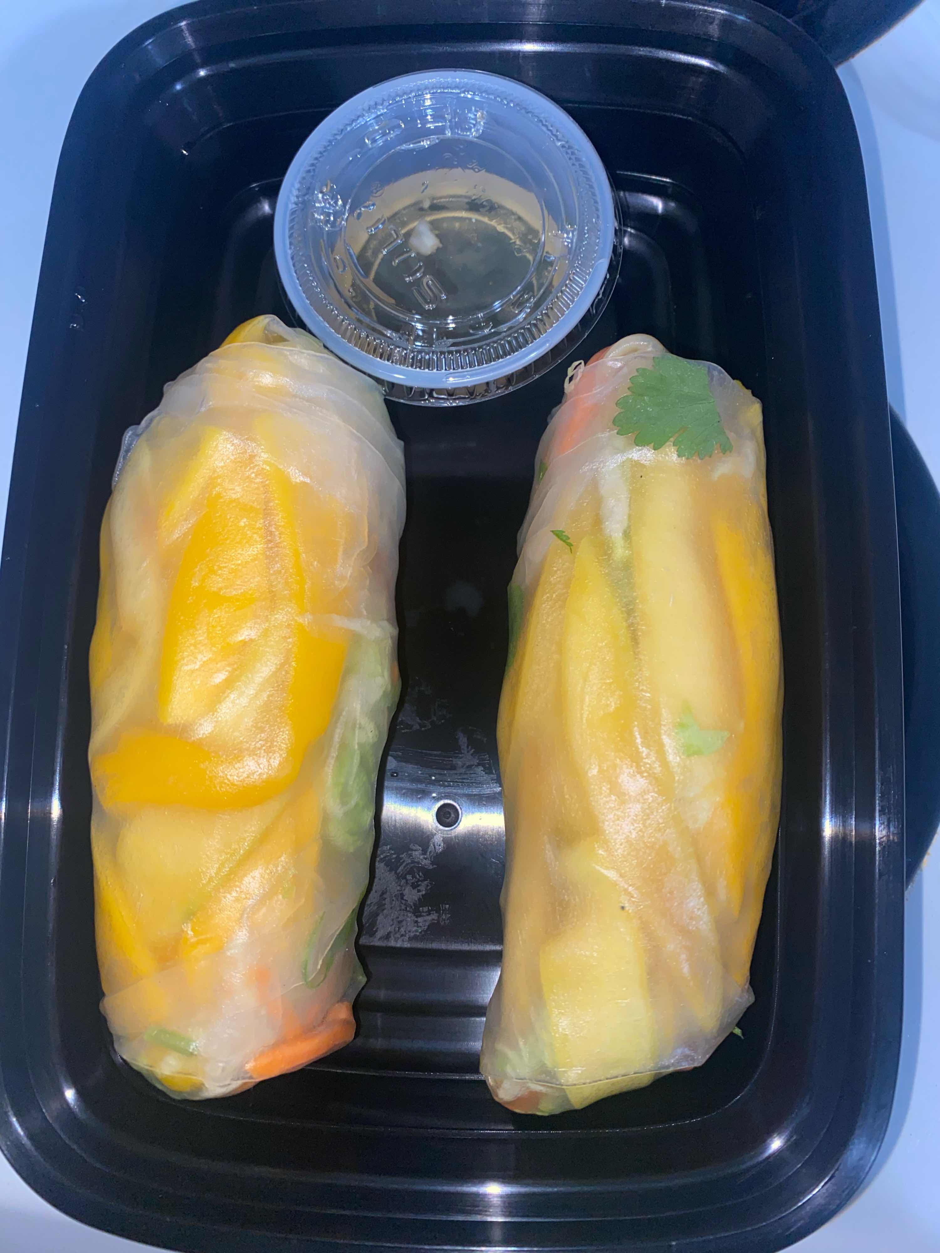 2A. Mango Salad Rolls - 2 Rolls（ low carb options)