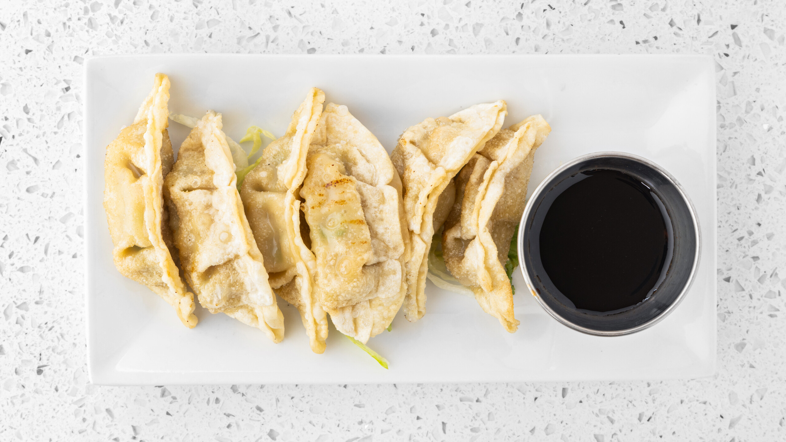 5A。 Deep Fried Potstickers - 6 Pieces