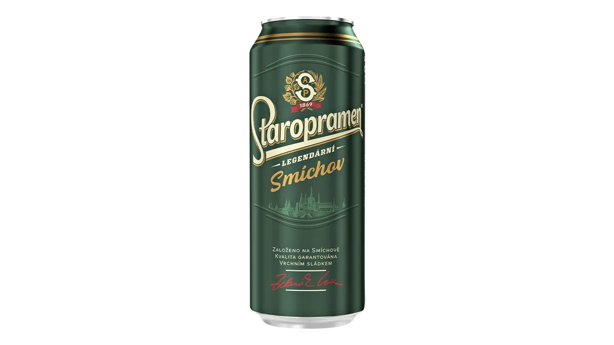 (n75) Staropramen světlý 0,5 l
