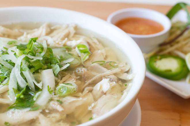 Chicken Rice Noodle Soup