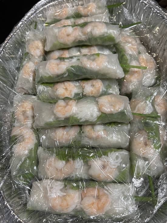 Fresh Rolls with Shrimp and Pork ( 10 pcs)