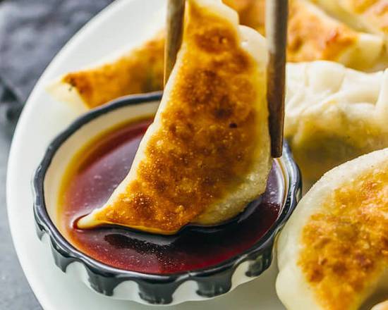 Fried Pork and Vegetable Dumplings