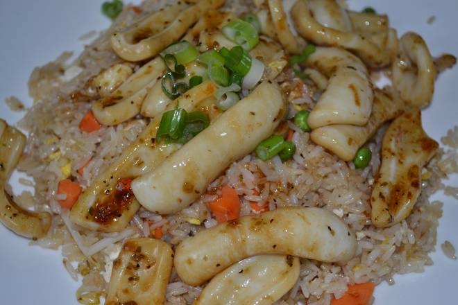 Grilled Calamari Fried Rice