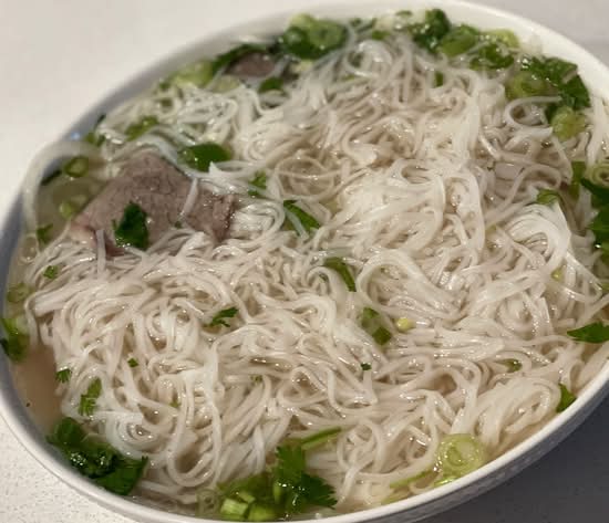 13. Eye of Round Steak and Well Done Lean Brisket (Phở Tái, Chín)