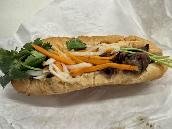 71. Grilled Pork Sandwich (Bánh Mì Thịt Heo Nướng)