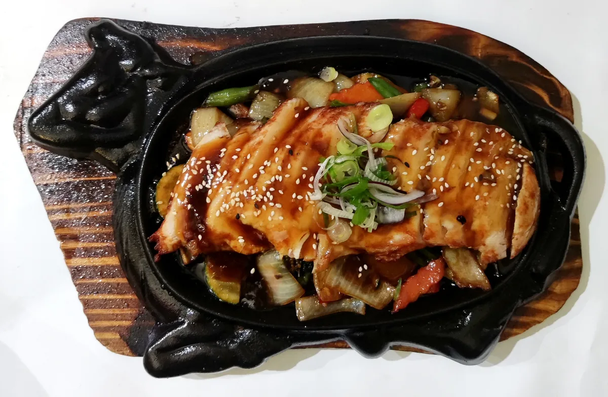 Chicken Teriyaki steak with rice 🐔