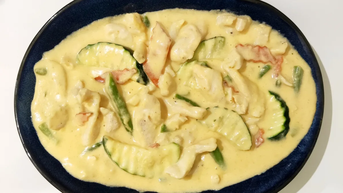 Kuracie Yellow kari  so zeleninou  XXL 🌶️