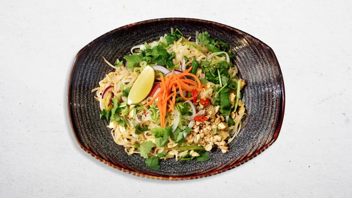 Opekané Pád Thai rezance🌶️