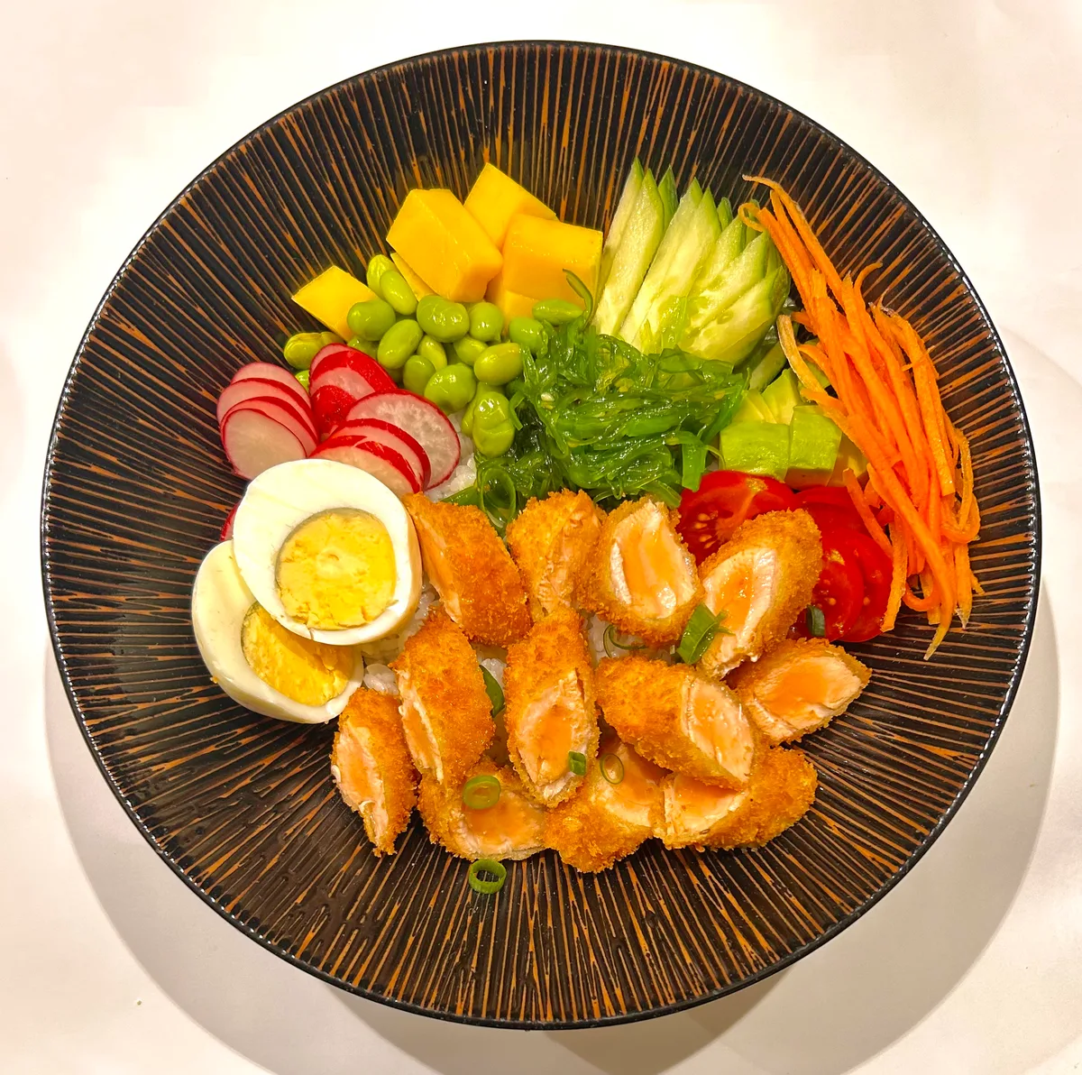 Poké Salmon Tempura