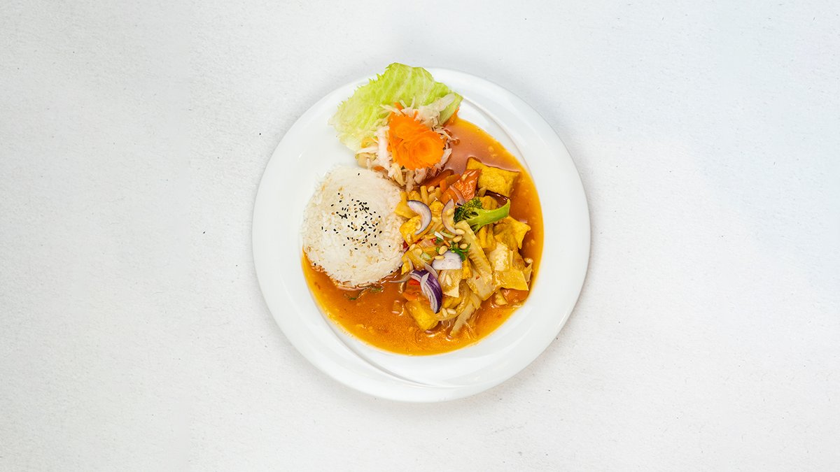 163. Tofu s bambusem a houbami