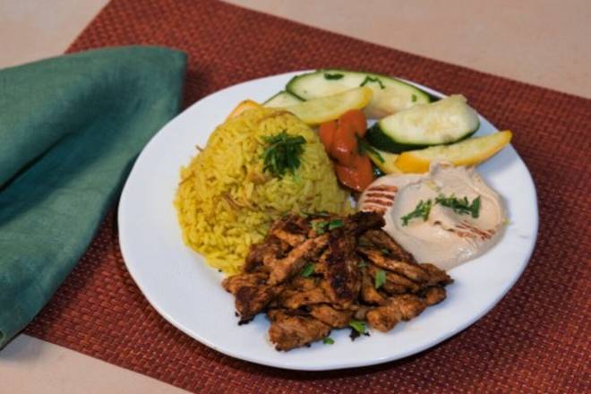 Chicken Shawarma Family-Style for 4
