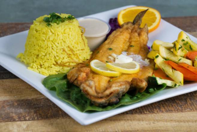 Fried Trout, Lebanese Style