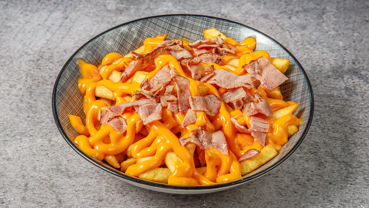 Πατάτες με Cheddar και Μπέικον